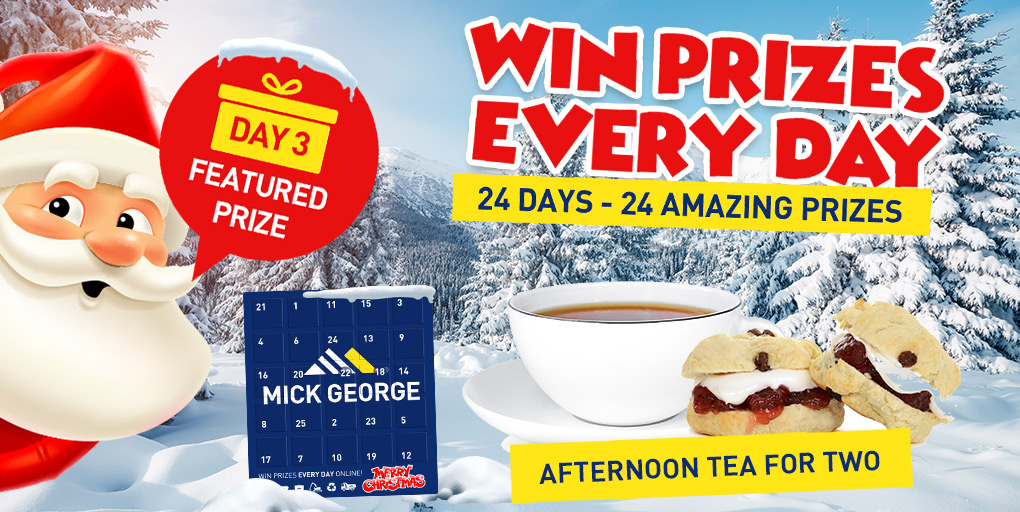 mickgeorgeltd's tweet image. ☕It's day 3 of our advent giveaway and today we are giving you the chance to WIN a luxury afternoon tea for 2 experience!

👀If this prize sounds like your cup of tea, here's how you can get involved!

To enter: 

✅Like and share this post

☑️Follow us (must be following to…
