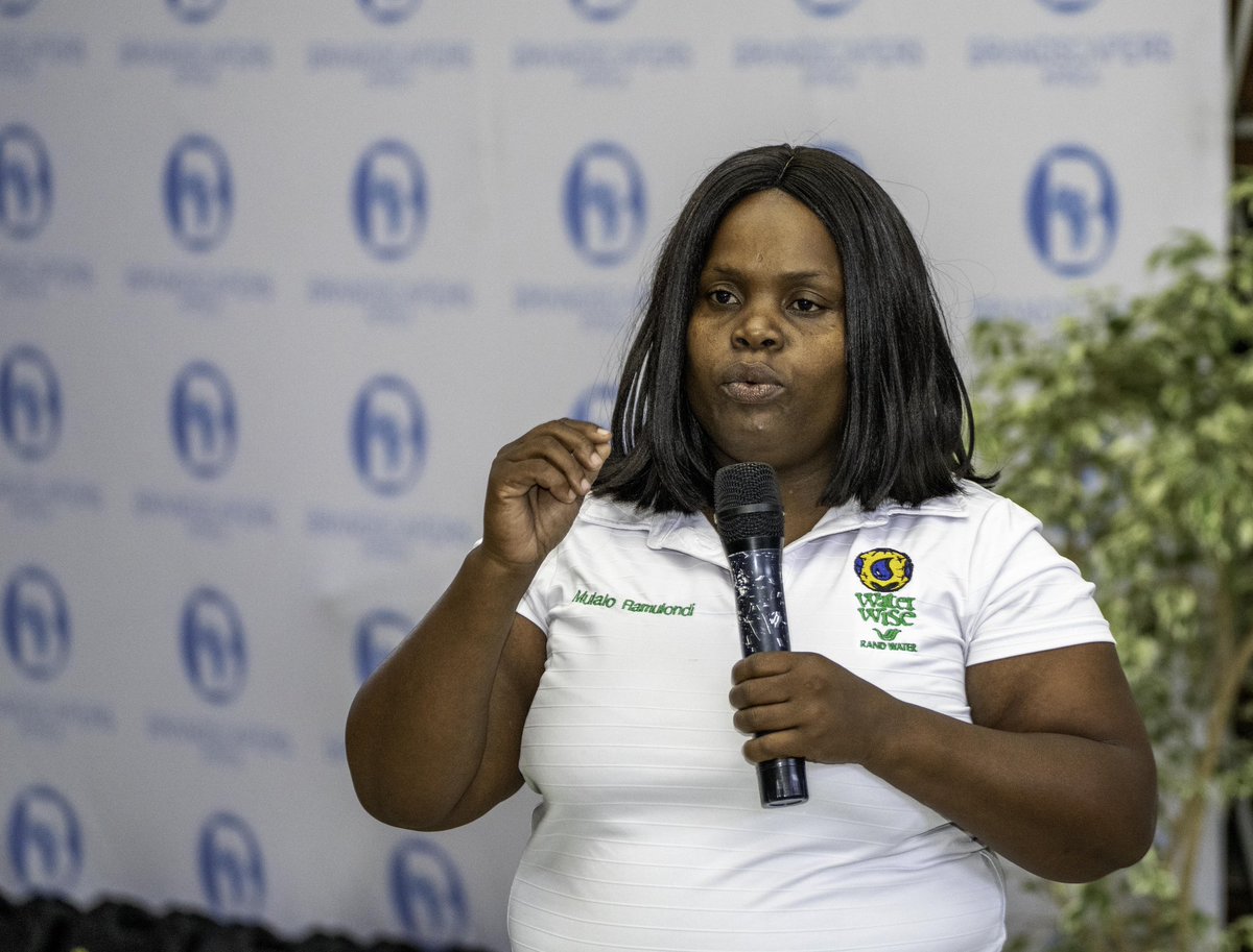 Privileged to have Ms. Mulalo Ramulondi share a powerful keynote on evidence-based water solutions, community-driven change, and education for lasting impact. #WaterWise #Sustainability