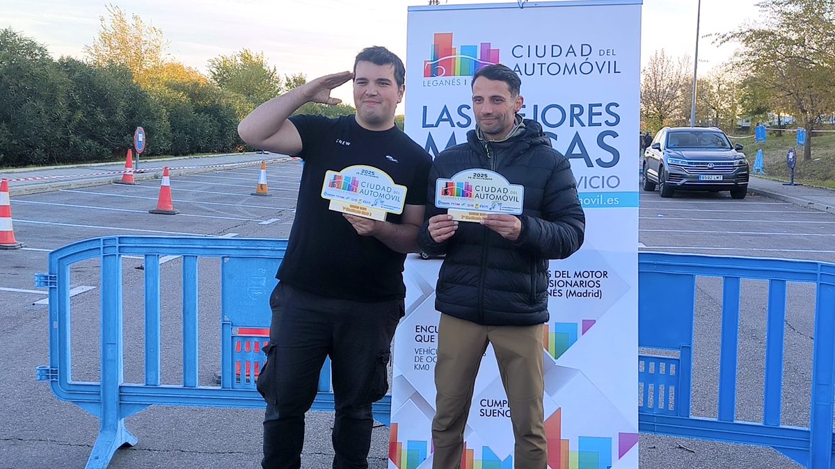 🏁 Premiados del I Slalom Ciudad del Automóvil (29/11).
Velocidad, nivel y un podio muy merecido .
¡Gracias a pilotos y público por un día épico! 🏆🚗💨
#SlalomCiudadDelAutomóvil #MotorMadrid