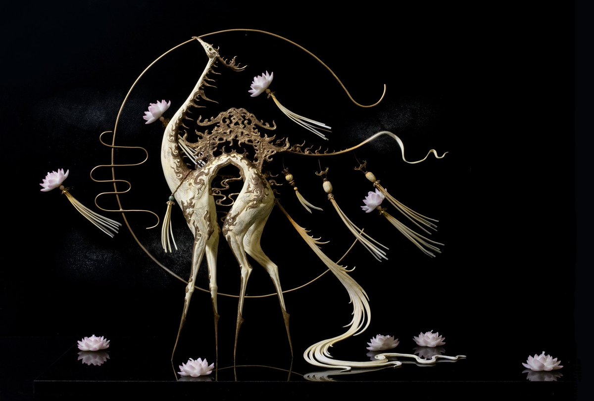 ayumi_M580's tweet image. #12月になったのでフォロワーさんに自己紹介しようぜ

古くから受け継がれたものをテーマに粘土や樹脂を使って生き物を作っています。
今年も残りわずか。よろしくお願いします〜❄️