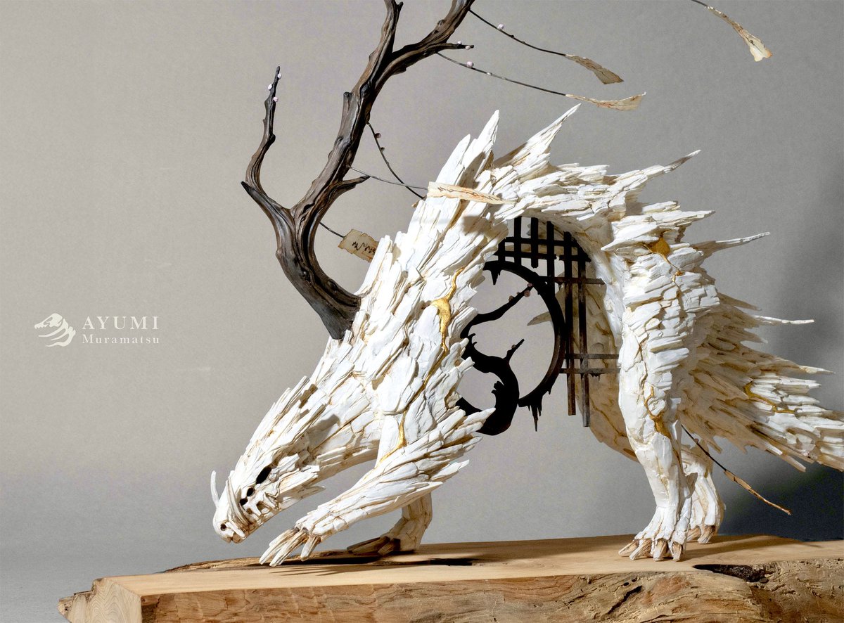 ayumi_M580's tweet image. #12月になったのでフォロワーさんに自己紹介しようぜ

古くから受け継がれたものをテーマに粘土や樹脂を使って生き物を作っています。
今年も残りわずか。よろしくお願いします〜❄️