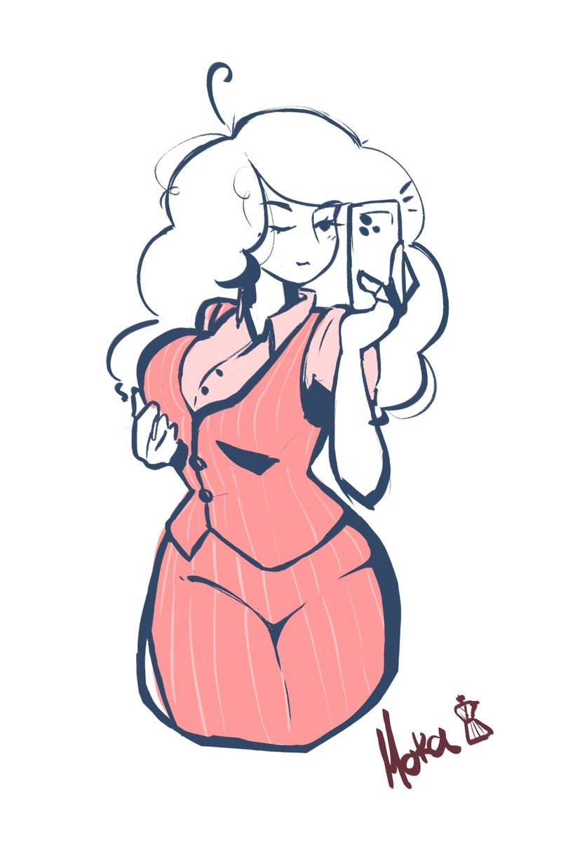 mokaffee_'s tweet photo. Trying on the new uniform… thoughts? 💗
#Thicc #NSFWartist #CurvyArt #DigitalArt https://t.co/sHBjffsU3J