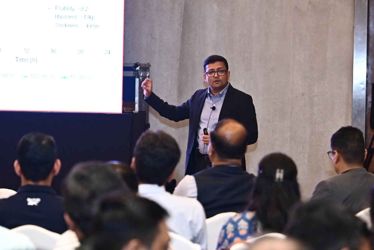 clariant's tweet image. Hyderabad ➜ Ahmedabad. Two packed technical seminars. One clear message: formulators want more – more purity, more stability, more performance. And that’s exactly what our VitiPure, Motusflex and Polyglykol excipients deliver.  

We’re raising the bar in #pharmaceutical