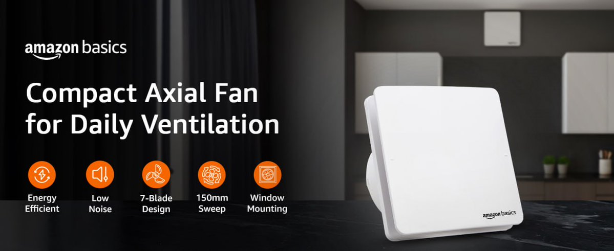 gearknowledge's tweet image. Amazon Basics Axial Fan 150 mm @704.

tinyurl.com/27dj3hhn

#Amazon #AmazonBasics #CeilingFan