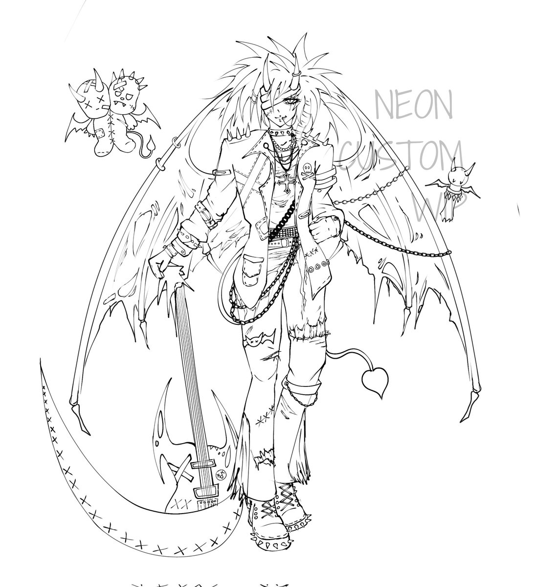 NeonKatt_'s tweet photo. Custom PYOC up for an auction event on discord. comment if youd like to join the server and bid for him:> (auction is till 7th dec)
#auction #Adopt #adoptableopen #customoc https://t.co/A59T7jwb8a
