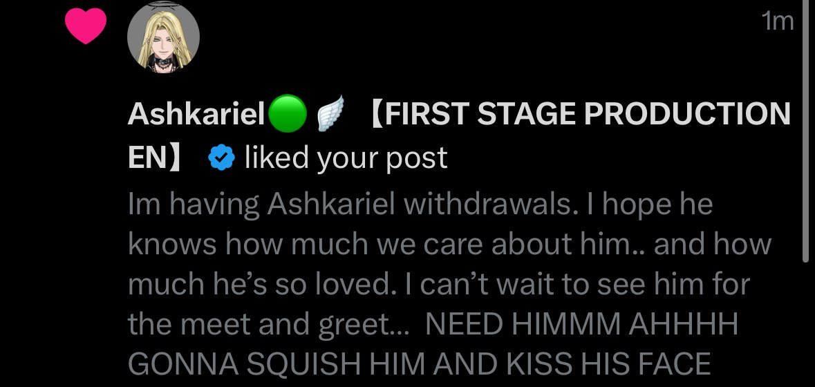 ASHKARIEL PLEADE I MISS YOU I WAS ABOUT TO SHOWER AND U JUST POP UP RGHGJJVV