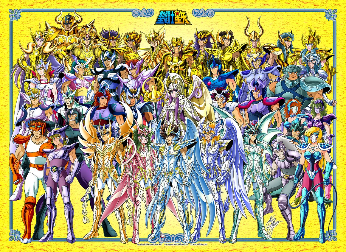 AlbieroMarcoArt's tweet photo. 03-12-2025
celebro il #40thSaintSeiya con questo mio disegno:
11 #bronzesaint
16 #silversaint
12 #goldsaint
+Athena=40
Grazie a tutte le persone che hanno lavorato alla serie e grazie ai fan che continuano a rendere vivo questo mito da quattro decenni!
#SaintSeiya40th #聖闘士星矢 https://t.co/F0WLqpNvR8