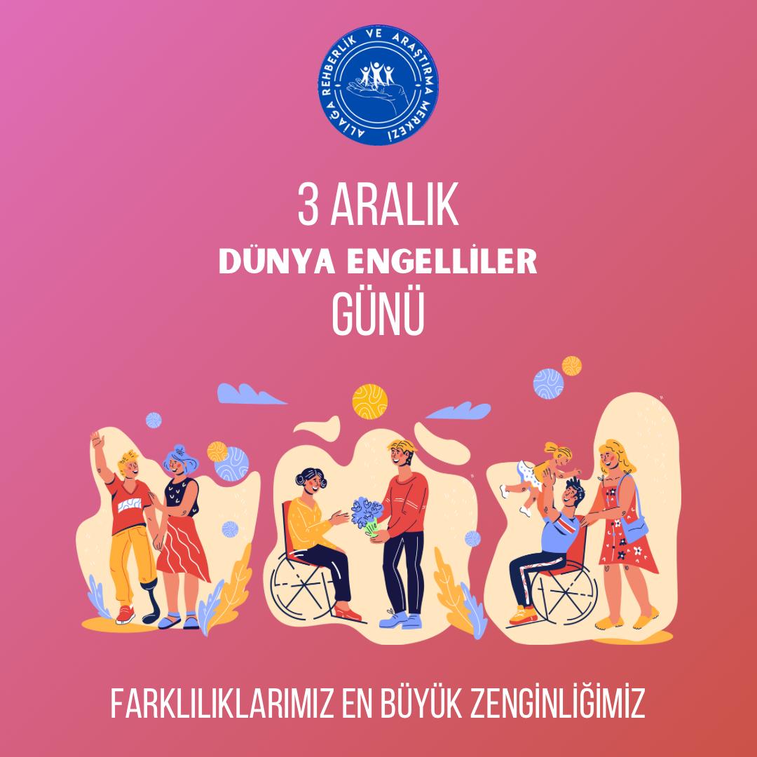 3 Aralık Dünya Engelliler Günü
💙 En büyük engel sevgisizliktir.

Empatiyle, anlayışla ve sevgiyle herkes için daha erişilebilir, daha eşit bir dünya mümkün.
Farkındalık bir gün değil, her gün olmalı.