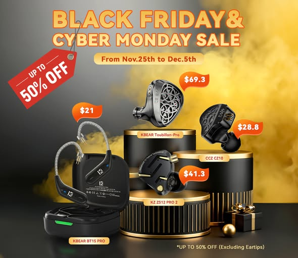 KeepHifiStore's tweet image. Only 2 days Left!
Don't miss out! Up to 50% OFF
Annual lowest discount
Newarrivals: keephifi.com/collections/ne…

#keephifi #BlackFridayDeals #BlackFriday #BlackFridaySale #discounts #CyberMonday #CyberMondayDeals #CyberMonday2025 #newarrivals