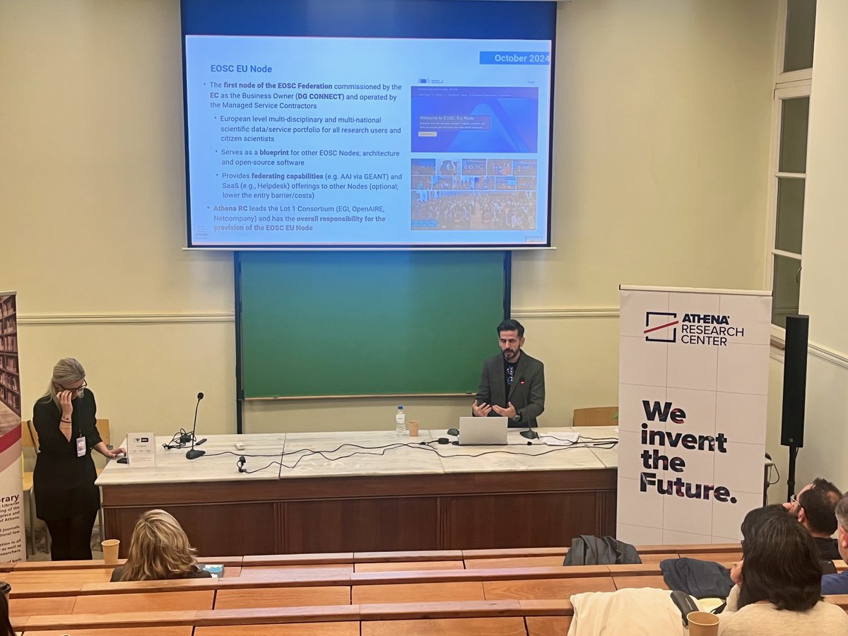 athenaRICinfo's tweet image. 📢 Thank you to everyone who joined us in person and online for the discussion on the #BarcelonaDeclaration! The strong engagement confirms the growing momentum for #OpenScience and #OpenResearch in Greece.

🔗 Learn more: bit.ly/48fIVeP
#AthenaRC