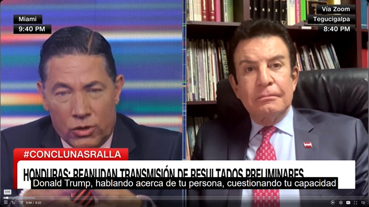 _NOALCOMUNISMO's tweet image. PRIMER ENCONTRONAZO DE SALVADOR NASRALLA CON TRUMP. NO SABE CON QUIÉN SE METE: TRUMP INDULTÓ AL EXPRESIDENTE JUAN ORLANDO HERNÁNDEZ Y NASRALLA LO QUIERE ENCARCELAR Y JUZGAR EN HONDURAS
Nasralla: Juan Orlando Hernández será juzgado en Honduras; la relación con Trump será muy buena
