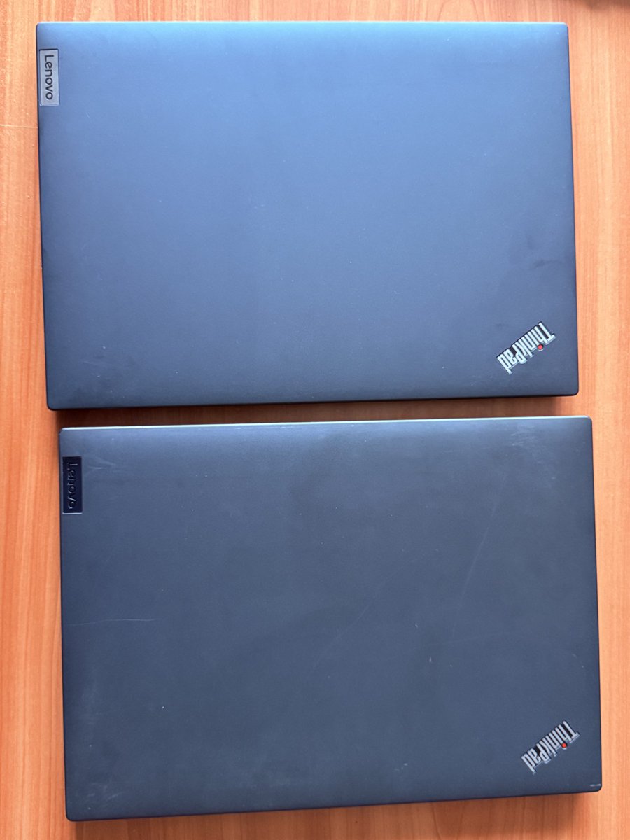 ivyglad's tweet photo. @osoroKE @ecbtechnologies Two pieces each 48k
Lenovo ThinkPad T14 Gen 3
 Intel Core i5-1265U (1.80GHz)
 16GB RAM | 512GB SSD
 Windows 11 Pro – ready to use
 Comes with original power adapter https://t.co/ycwegXCQWw