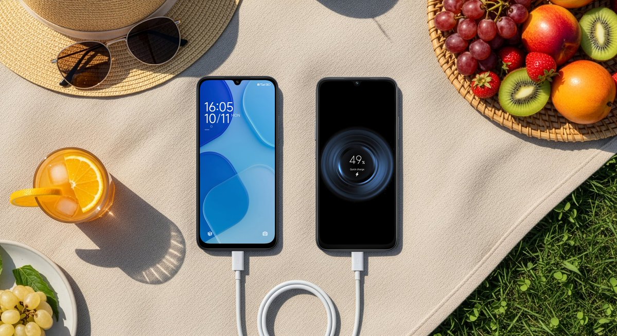 sandeep9sarma's tweet image. Introducing the #REDMI15C 5G  #2026KaBigBoss

Largest and smoothest display in the segment
6000mAh large battery capacity 
7.99mm Slim
33W Fast Charging (33W Charger In-Box)
Head-turning Royale Design

Starts at ₹12,499