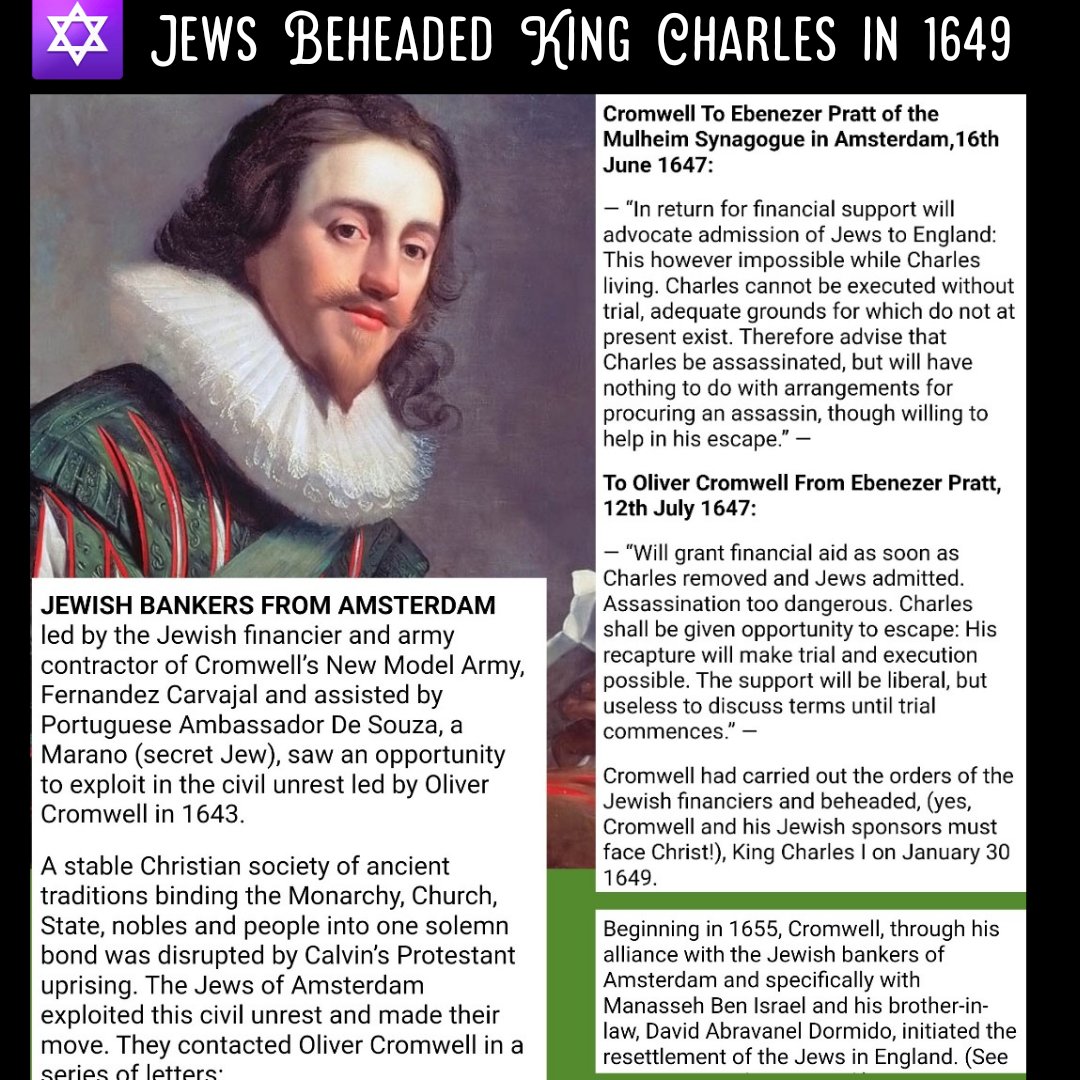 f1b1b1001's tweet image. How to destroy the Western World when run by Jews, Zionists &amp;amp; Freemasons. The Zionist British Empire and ALL its colonies ACTUAL history. The SAME Jews, Zionists and Freemasons that ruled the UK since Cromwell in 1649 still rule in 2025. See full thread.
x.com/f1b1b1001/stat…