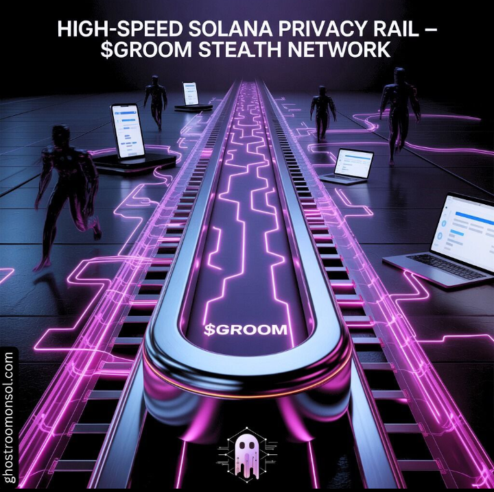Speed? ✅  
Privacy? ✅  
On-chain utility? ✅  
Meme potential? Unlimited.  
$GROOM might be the stealth meme you didn’t see coming.  
#GhostTrain #GROOM