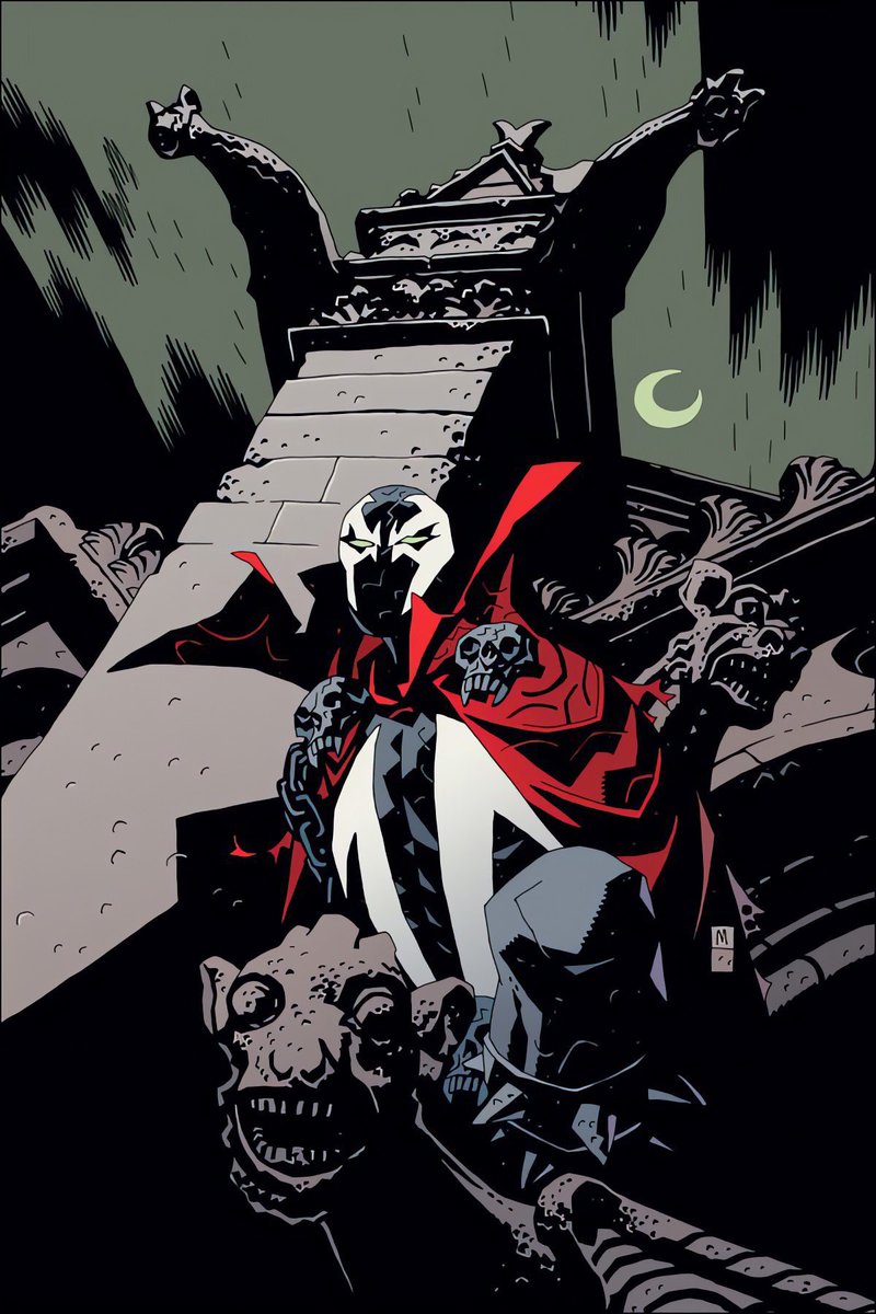 #BuenosComicDias miércoles místico
#monetes un hombre a una capa pegado
 #Spawn art by Mike Mignola

<a href="/Lord_Azoth/">Lord_Azoth</a> <a href="/arte9_comics/">Arte 9 Comics y juegos</a> <a href="/SergioRocaRomer/">Sergio Roca</a> <a href="/rafahighlander/">Rafa</a> <a href="/CarlosPlaybook/">Carlos Playbook</a> <a href="/FrecuenciaGlob1/">Frecuencia Global</a> <a href="/AnsiaVivaComics/">AnsiaViva Podcast</a> <a href="/CantinaKaboom/">Arte9 Cantina</a>