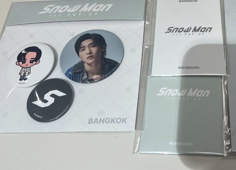 フォロワーさんでご希望の方いれば、 SnowMan POPUP バンコク めめ缶