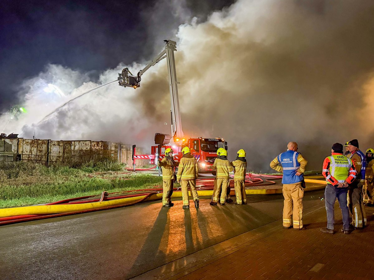 Grote brand in Zutphen