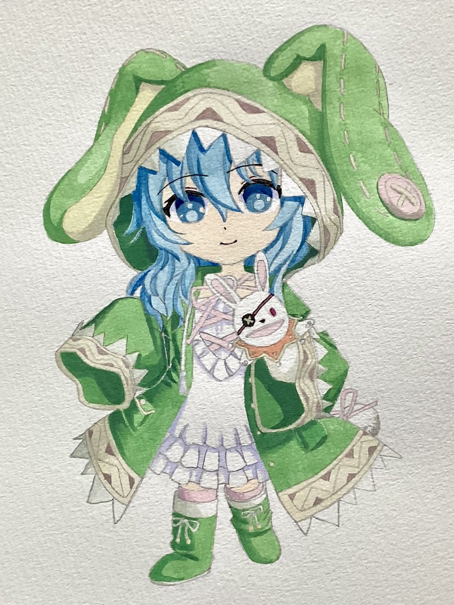 「アズールレーン指揮官が、デートアライブの四糸乃を描いてみた。 #デートアライブ 」|真オーゼ（(@_@))のイラスト