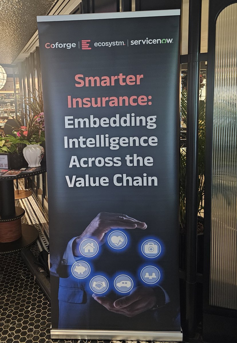 Coforge_Tech's tweet image. Great discussions at our Insurance Roundtable in Singapore with @ecosystm360 and @ServiceNow.

Industry leaders reflected on scaling AI, modernisation, GCCs, and smarter, AI-driven insurance.

Grateful to all who joined and shared insights.

#Insurance #AI #CoforgeCIMS