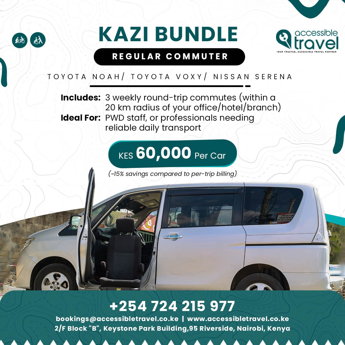 base10_'s tweet photo. Here’s how #AccessibleTravelKE is transforming inclusive travel in Kenya: accessible transport, trained staff for medical transfers, fully accessible safari packages, wheelchair rentals, and Kenyan Sign Language services for hospitality pros. #WorldDisabilityDay https://t.co/lCGafoYlGE