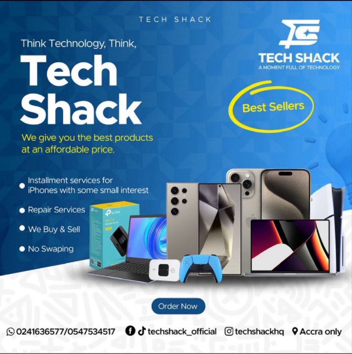 akokc_davido's tweet image. Laptops, iPhones, Mifi, AirPods, Chargers, and PlayStation consoles are available at affordable prices!
•Swapping of iPhones ✅
•All phones are factory unlocked and in excellent condition ✅
•Installments✅
•Support us by purchasing or reposting 🙏
#TechShack

☎️0241636577