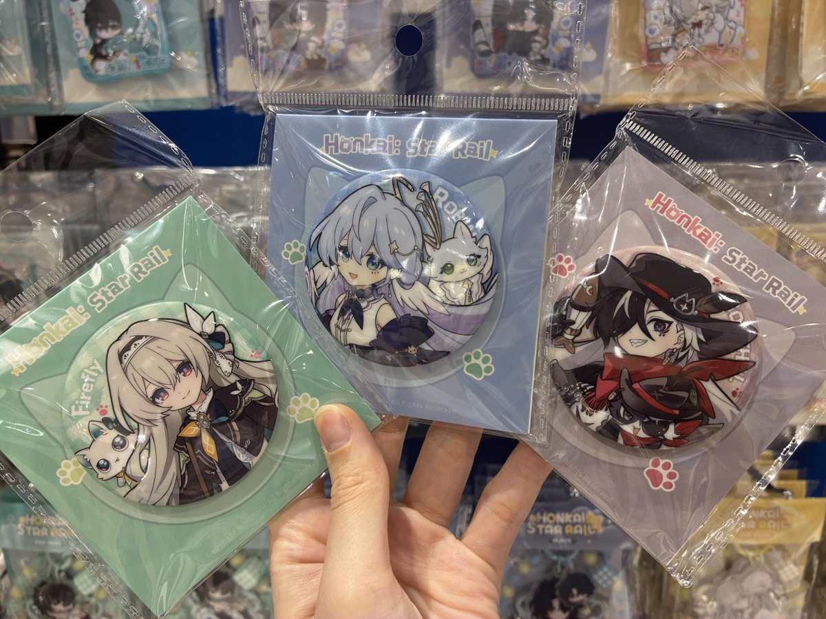 崩壊スターレイルコーナーに先日入荷したばかりのちびネコシリーズ缶