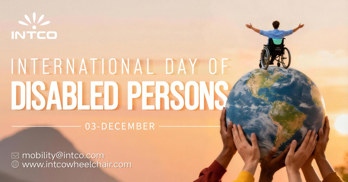 MedicalIntco's tweet image. Today, INTCO Medical stands with the global community in advocating for inclusion, accessibility, and equal opportunities for persons with disabilities. 🌍💙
na2.hubs.ly/H02ly7-0
#InternationalDayOfPersonsWithDisabilities #INTCOMedical #Wheelchairs #MobilitySolutions