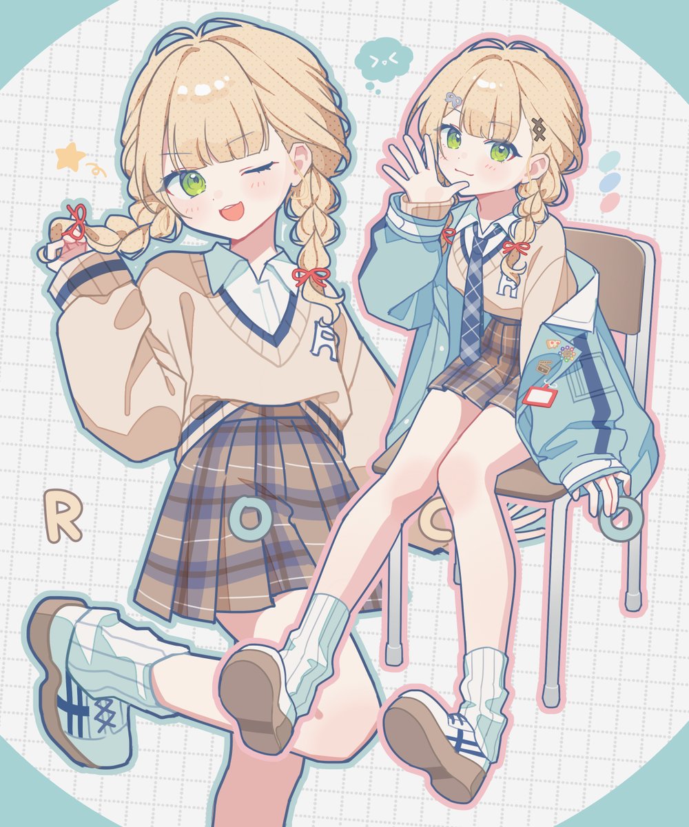 WK4444_'s tweet image. #らくがきろこ
上着・ネクタイ無し差分が特に好き