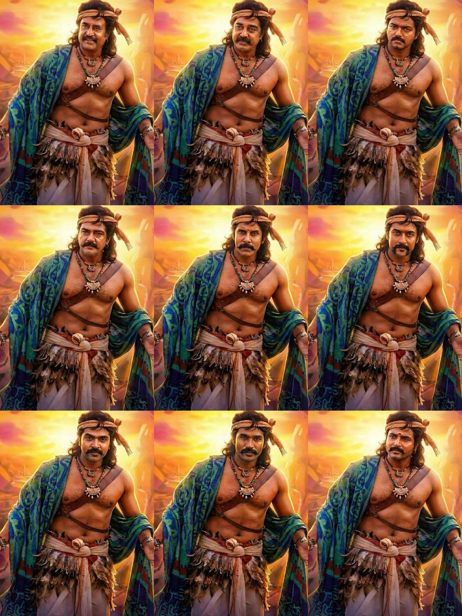 SJB56856832's tweet image. எந்த ஹீரோவுக்கு வேள்பாரி கெட்டப் பொருத்தமா இருக்குன்னு சொல்லுங்க?