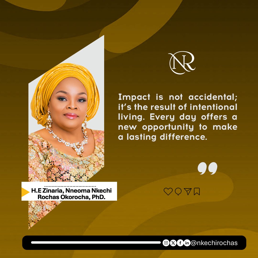 NkechiRochas's tweet photo. Impact is not accidental; it’s the result of intentional living. Every day offers a new opportunity to make a lasting difference.
.
.
#wordsforthoughts
#wednesdayquotes https://t.co/zJm7MhVwhT