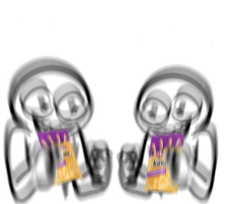 Mis colegas y yo con ganas de salir al pasillo para comernos unos Minifuets