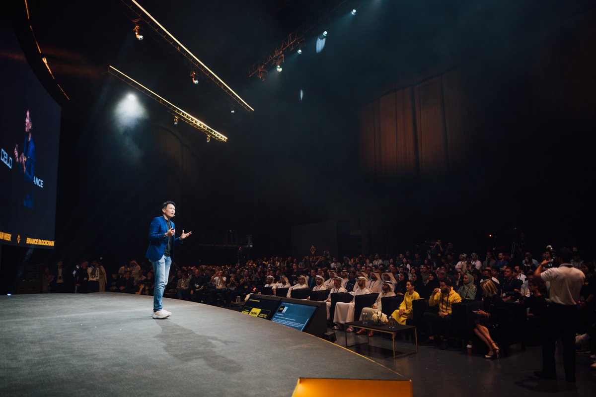 binance's tweet image. Kicking off #BinanceBlockchainWeek on a high note!

"The US has gone from being anti-crypto to wanting to become the crypto capital of the world. It's not only large economies making this move, smaller countries are leading the way too. 

Take Bhutan, for example, which is…