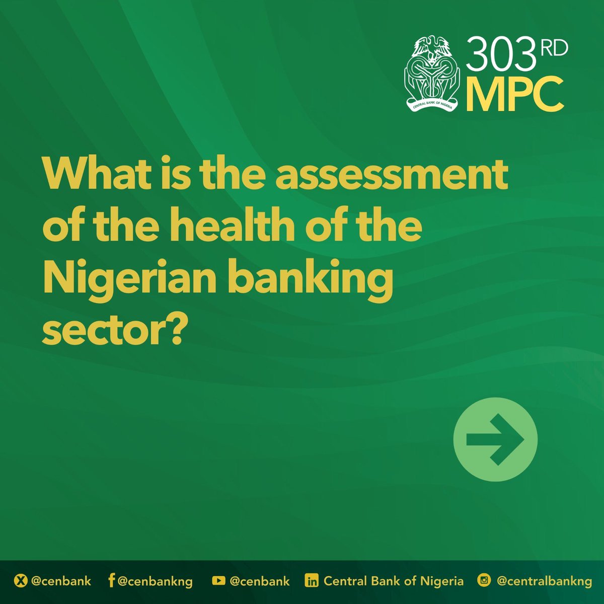 cenbank's tweet image. What you need to know about the 303rd MPC Decisions.

Kindly visit the CBN website to read more : cbn.gov.ng/Out/2025/CCD/F…

#MPC
#CBN
