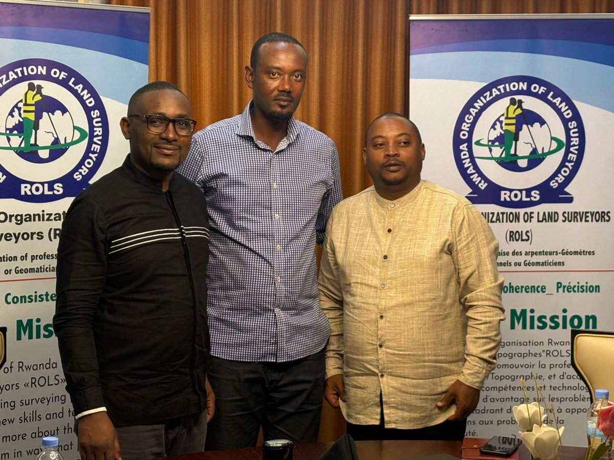 Rwanda Organization of Land Surveyors ROLS tweet media