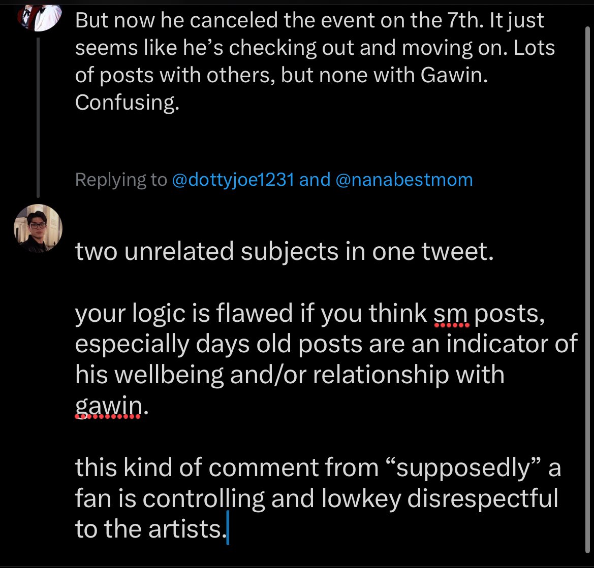 Nonashe51's tweet photo. she deleted her tweet and blocked me after calling her out 

unfollow-block : @/dottyjoe1231

This is a behavior of a masked hater + this is not the first time she’s trying to stir up controversy/conflict, i have received dms about her problematic comments on both J&amp;G https://t.co/AHhUe1aPKl