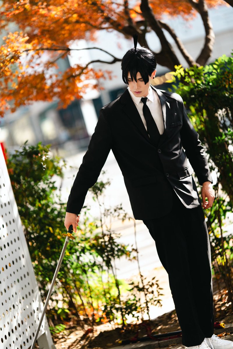 EtcKunn77503's tweet image. 2025.11.30 대구 코믹월드 (일)

채인소 맨 - 하야카와 아키

#チェンソーマン #chainsawman #早川アキ #コスプレ