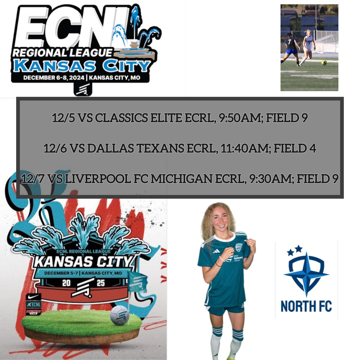 marlokrneta's tweet photo. @NWBearcatSOC @ECNLgirls @ImYouthSoccer @SSN_NCAASoccer @qcurtin08 Hope to see you there! https://t.co/38q0zvtrZv