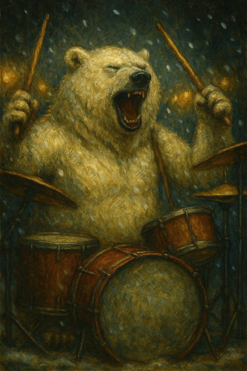 ❄️🌫️Bjorn – Sleigh Grease and Drum Fills That Shake the Ice

And here is the last member of the Rockstars.

#Bjorn #Rockstars #TheGlue #BandComplete #ThunderBehindTheLegends