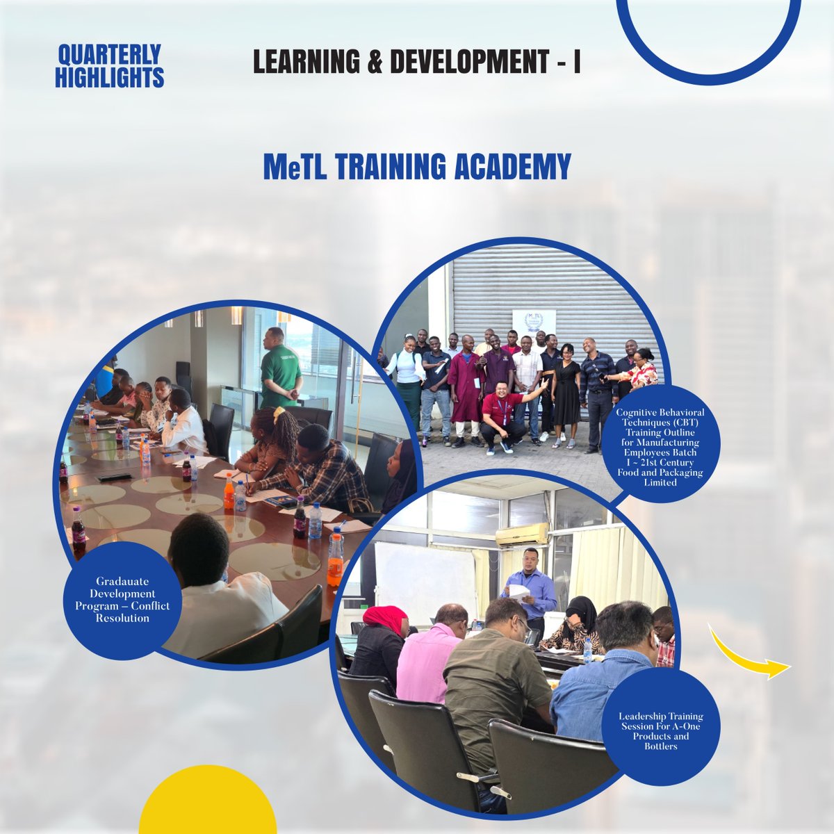 MeTL_Group's tweet image. This quarter, we delivered focused, high-impact trainings across our units, strengthening leadership, sharpening essential skills, and reinforcing the safety and culture that keep our teams moving forward.

Here are moments from our Q3 L &amp;amp; D journey

#LearningAndDevelopment