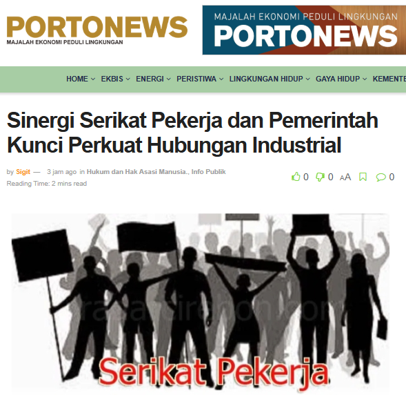 portonewsonline's tweet photo. Peningkatan perlindungan dan kesejahteraan pekerja menjadi salah satu fokus utama pemerintah menjelang tahun 2026.https://t.co/8Tr7OSAWgS #kemnaker #serikatpekerja #spsi #pekerja #karyawan https://t.co/XVvD903m7p