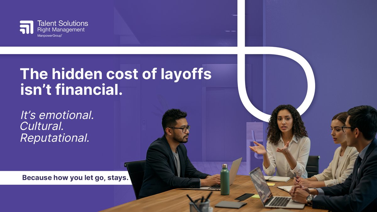 The cost of layoffs isn't just severance. It's the emotional toll on people who leave, the exhaustion in those who stay, and the trust that quietly breaks.

Right Management India helps you handle departures with care and empathy.

#RightManagement #OutplacementServices
