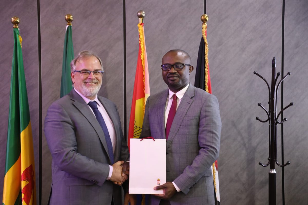 voiceofnigeria's tweet photo. The Minister of Interior, Dr Olubunmi Tunji-Ojo @BTOofficial, has reaffirmed Nigeria’s commitment to strengthening ties with Hungary and advancing its digital visa transformation. 

#Nigeria #Hungary #Diplomacy #DigitalReform https://t.co/Ns9MW23o1J