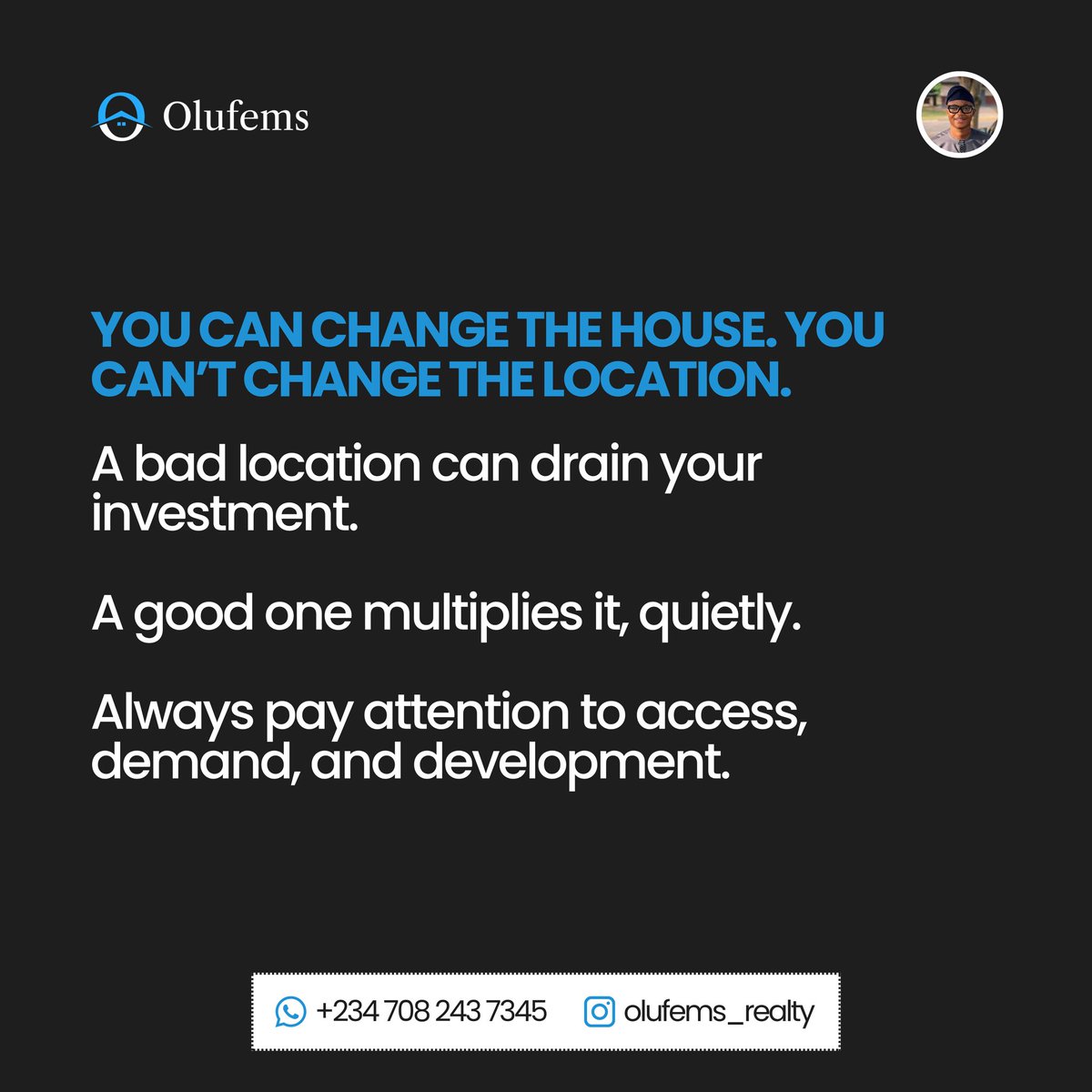 Olufems Realty 😎 tweet media