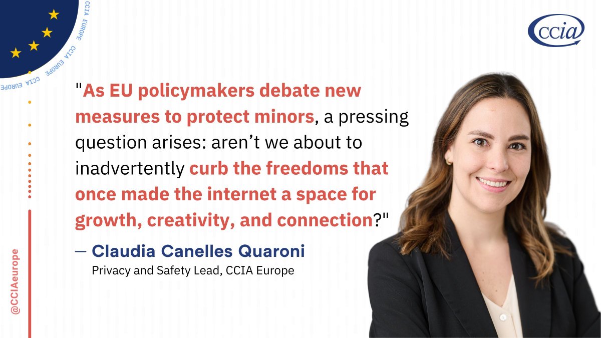 Reflecting on latest #ChatControl, #CSAM, and #MinorProtection news, @ClaudiaCanelles argues "children should be protected from genuine harm, but not to the extent that they are too restricted or afraid to explore, learn, and express themselves."  

👉 project-disco.org/european-union…