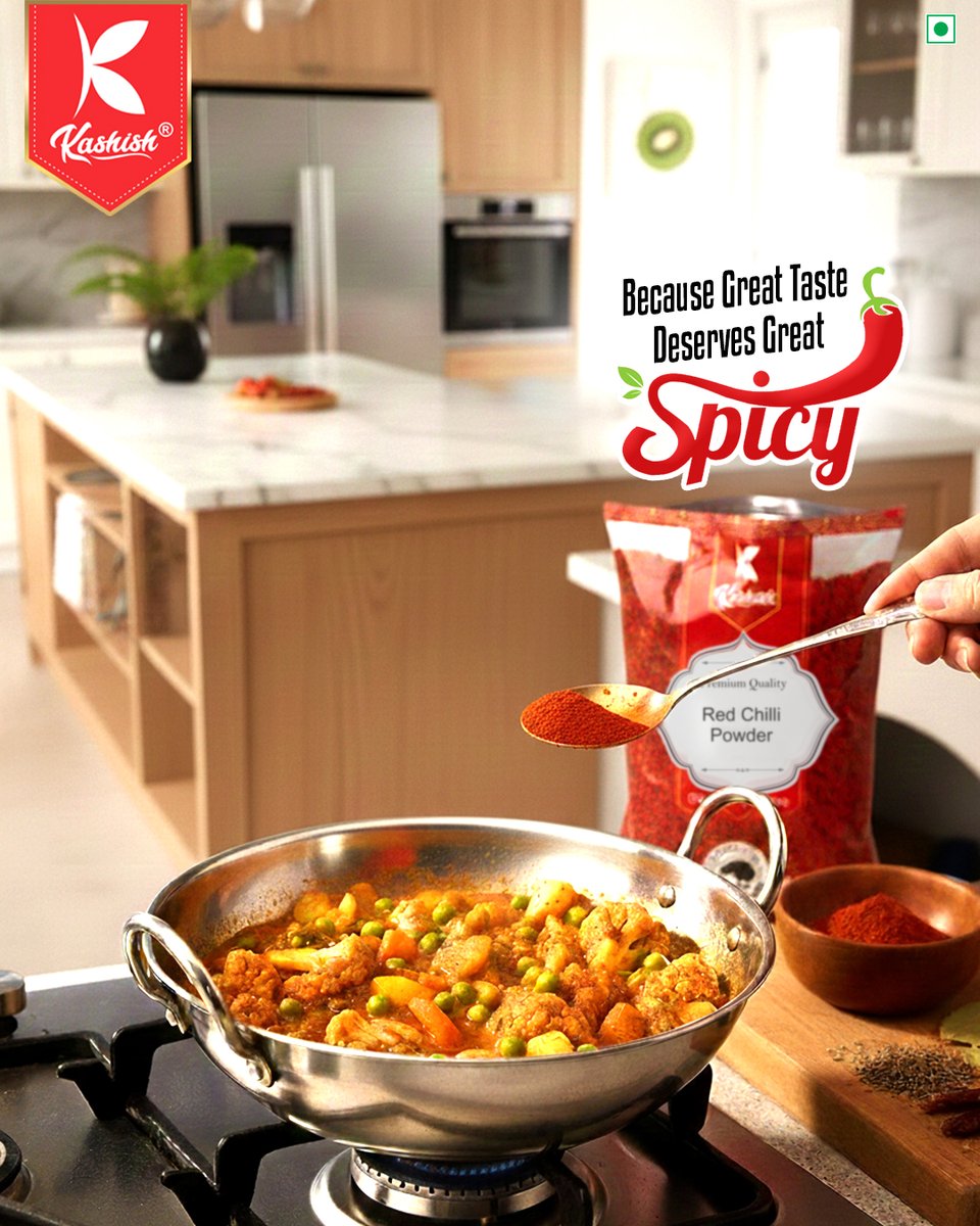 The secret to authentic Indian flavor is the right SPICY kick! 🔥
Elevate your home cooking with the premium quality and vibrant color of Kashish Red Chilli Powder. Because great taste deserves great spice!