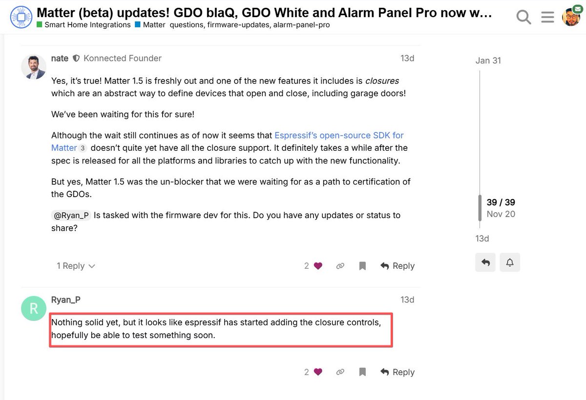 CyberModStudio's tweet image. Thanks to Matter 1.5, Garage Door Opener are finally saved! 👏@Konnected_io