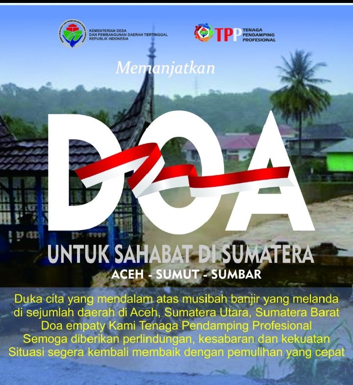 HalfianiWaode's tweet photo. #TPPPeduliBencanaSumatera2025
 TPP bergerak meringankan beban dgn donasi, semoga bencana segera berakhir,Amin
#KemendesPDTPeduliBencana
#DariTPPUntukSumatera
#TPPPeduliBencana
#DonasiPendampingDesa
#PendampingDesaPeduliIndonesia
@prabowo
@YandriSusanto
@ArizaPatria
@KerjaSeskabRI https://t.co/RmfjhCAa7L