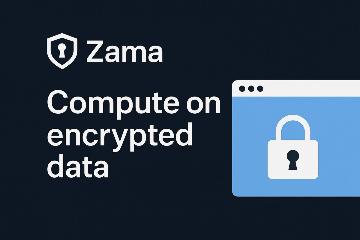 Sailent_MirZa's tweet image. 🔐✨ Privacy shouldn’t come at the cost of innovation.

That’s why I’m excited about what @zama  is building — fully homomorphic encryption that lets you compute on encrypted data without ever exposing it.
Real privacy. Real AI. Real possibilities. 🚀

#AI #PrivacyTech #Zama