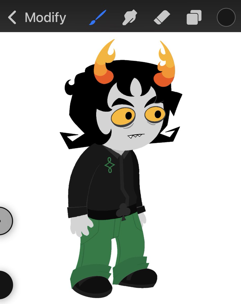 cremationcreek's tweet image. my trollsona. baby bug bug 🪲